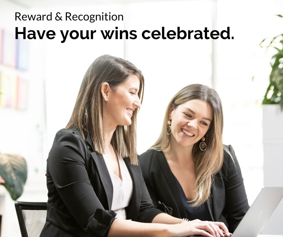 Entree Recruitment Careers: Reward and Recognition - Have your wins celebrated.