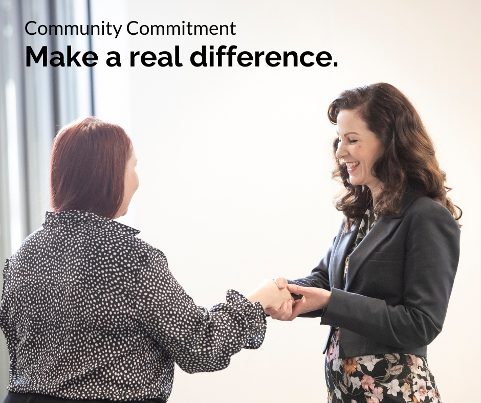 Entree Recruitment Careers: Community Commitment - Make a real difference